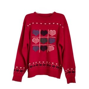 Adorable Vintage 80s Knit Grandma Sweater C4